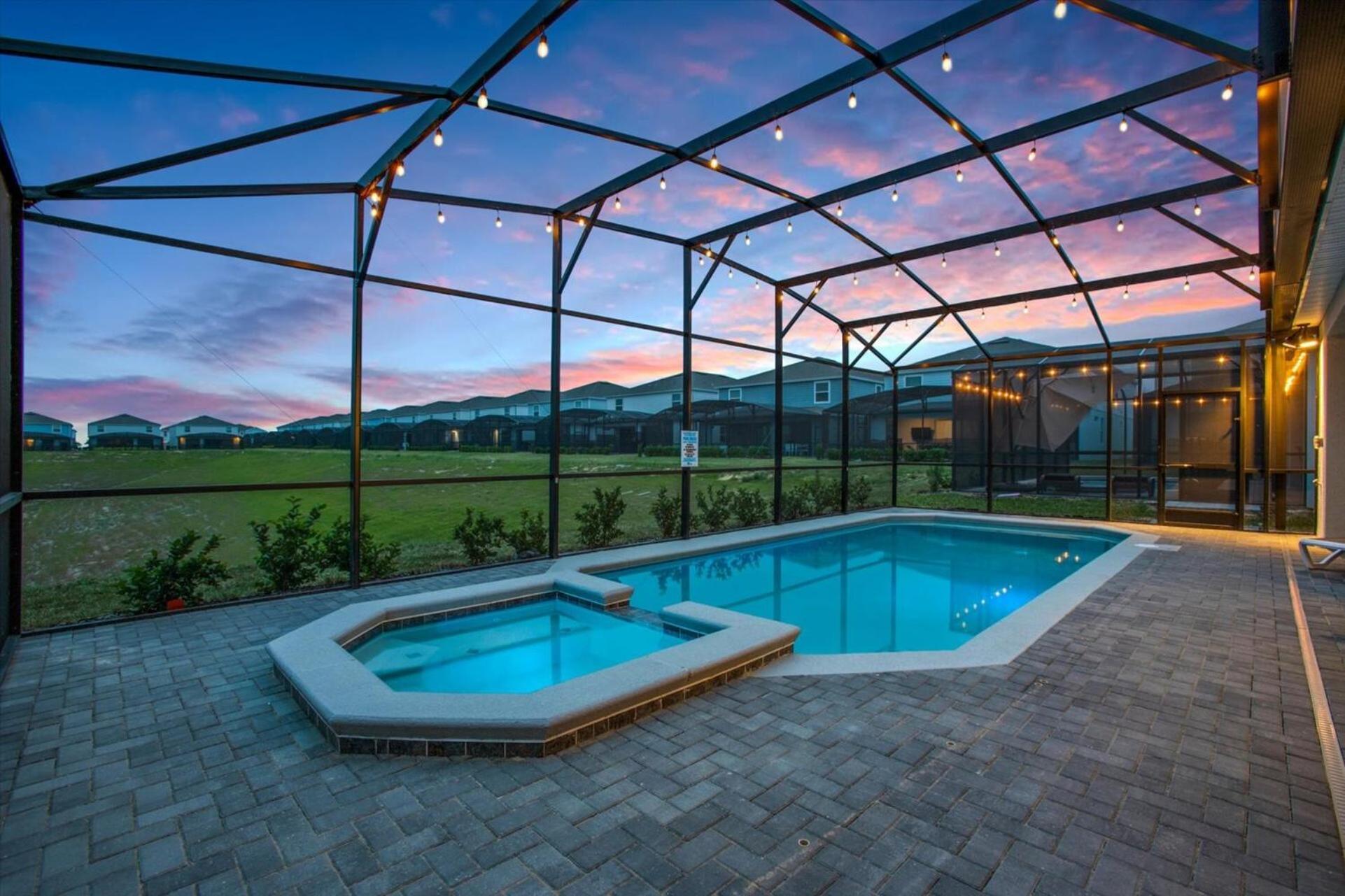 Orlando Villa 6463: Luxurious 10-Bedroom Retreat Davenport Luaran gambar
